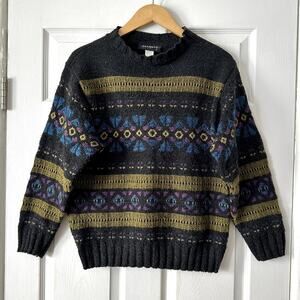 Vintage Rafferty Abstract Printed Sweater Sz L